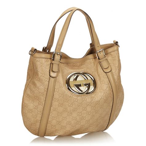 gucci pelle guccissima marrone|gucci borse da donna.